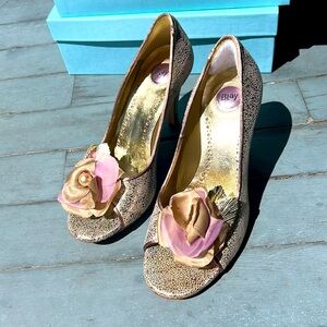 SRP $290 Open Toe Pumps